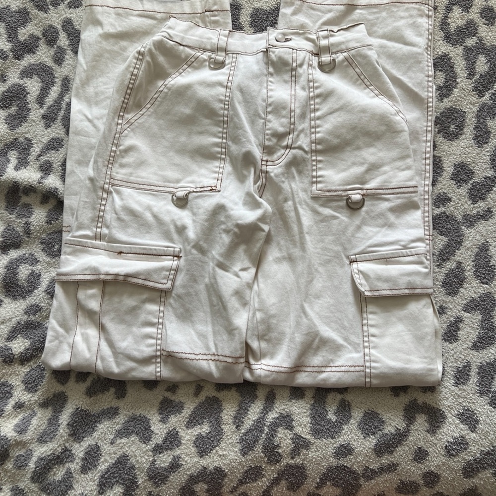 Rue21 Cream Wide Leg Pants